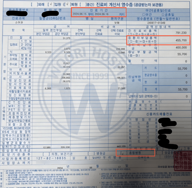 삼성화재 간병인 보험 후기 6가지(보험료, 청구료 공개)