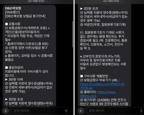 DB 여행자 보험 후기 5가지(병원비, 수리비 청구내역)