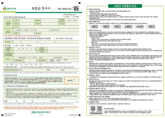 DB 여행자 보험 후기 5가지(병원비, 수리비 청구내역)