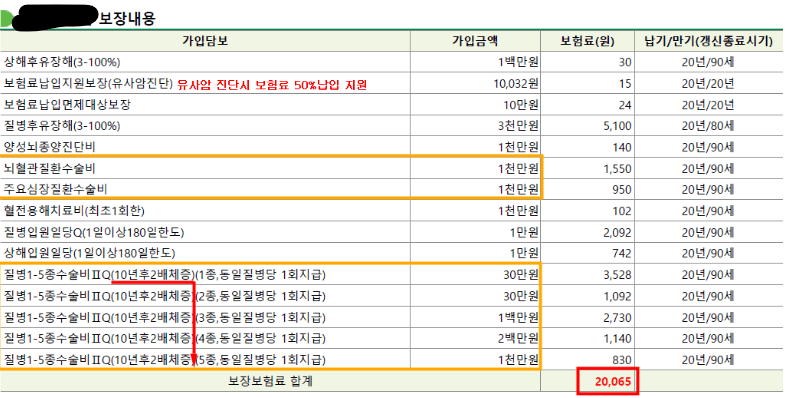 DB 자녀 보험 후기 6가지(보험비, 보장내역 포함)