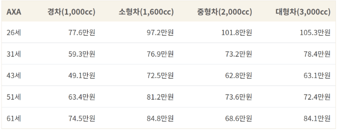 AXA 운전자 보험 후기 5가지(보험료, 사고후기 포함)