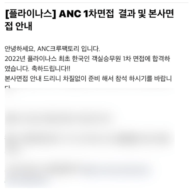 플라이나스 면접후기 4가지(학원 안다니고 최종합격)